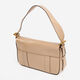 Beige Leather Shoulder Bag  - Image 4 - please select to enlarge image