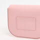 Pink Leather Cross Body Saddle Bag - Image 4 - please select to enlarge image