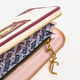 Pink Velour Corona Wallet - Image 3 - please select to enlarge image