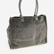Graue Tote Bag aus Velours - Bild 2 - bitte auswählen, um das Bild zu vergrößern