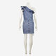 Blue Glitter Denim Mini Dress - Image 2 - please select to enlarge image