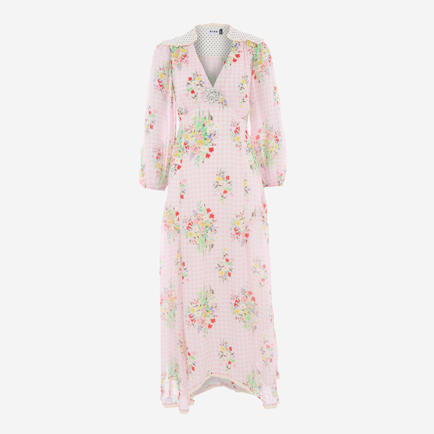 Pink Floral Vintage Maxi Dress TK Maxx UK