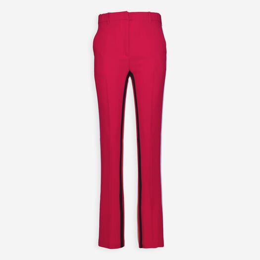 Rote Hose mit Streifen - Bild 1 - bitte auswählen, um das Bild zu vergrößern