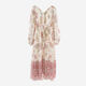 White Dylan Silk Blend Maxi Dress - Image 1 - please select to enlarge image