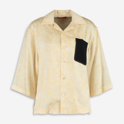 Yellow Floral Shirt - Image 1 - please select to enlarge image