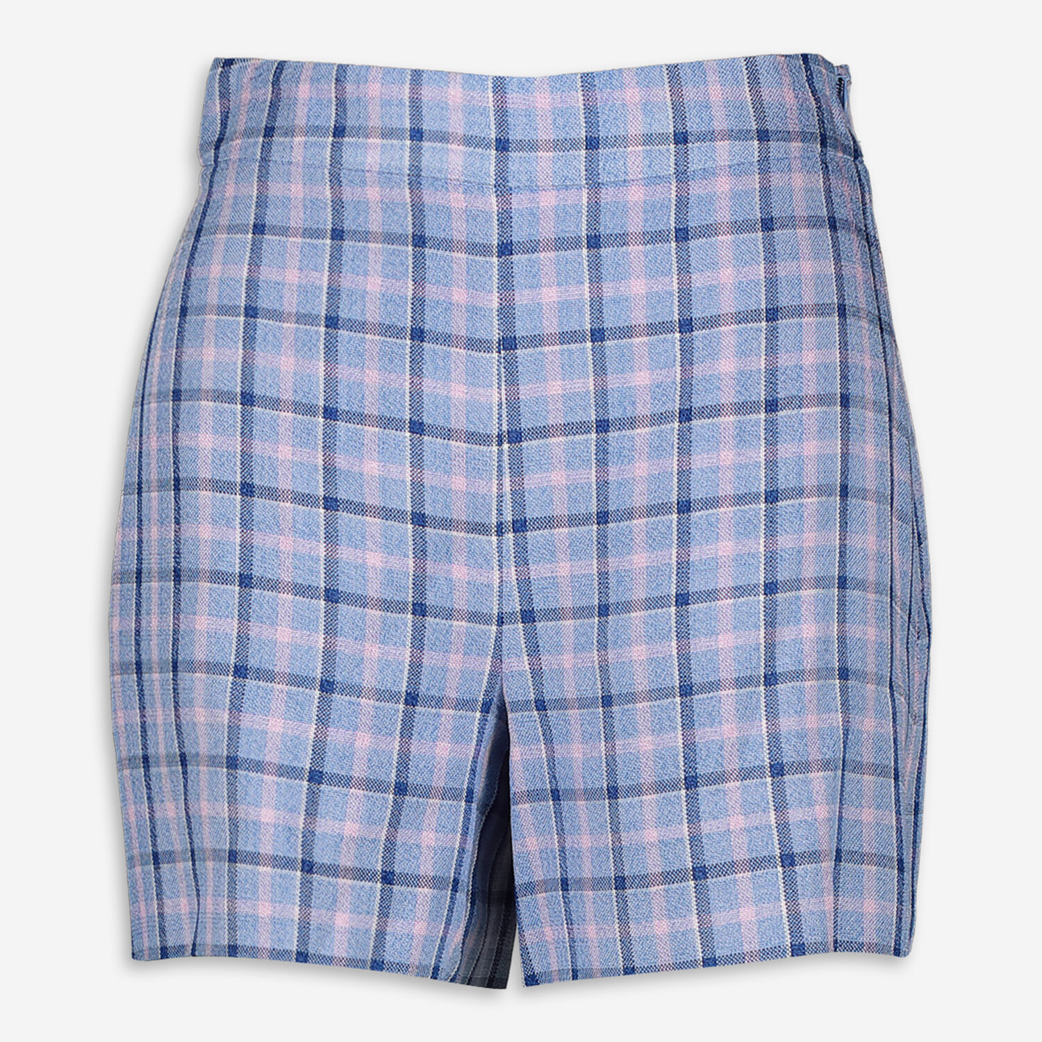 Athletic Shorts - Pink Check with Pink Sides