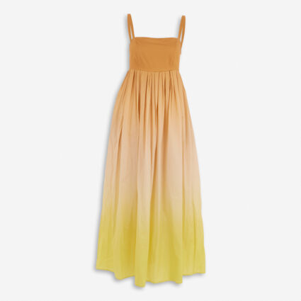 Yellow Ombre Dress - Image 1 - please select to enlarge image