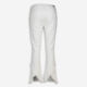 White Drew Fray Crop Flare Jeans - Image 3 - please select to enlarge image