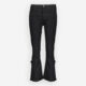 Black Drew Fray High Rise Crop Flare Jeans - Image 1 - please select to enlarge image