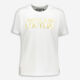 White Foil Logo T Shirt - Image 1 - please select to enlarge image