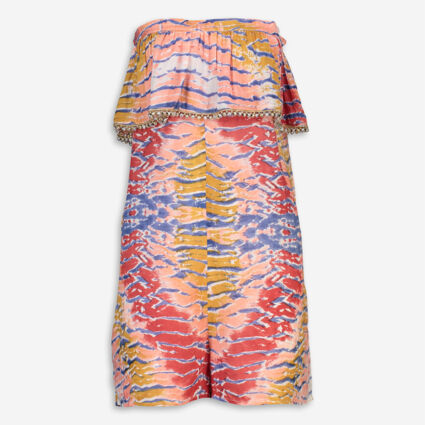 Multicoloured Patterned Playsuit - Image 1 - please select to enlarge image