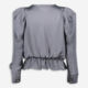 Grey Leana Woven Top - Image 2 - please select to enlarge image
