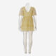 Yellow Sweetheart Lace Mini Dress - Image 2 - please select to enlarge image
