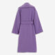 Lilac Wool Longline Coat  - Image 2 - please select to enlarge image