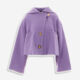 Lilac Wool Cropped Coat  - Image 1 - please select to enlarge image