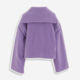 Lilac Wool Cropped Coat  - Image 2 - please select to enlarge image