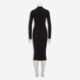 Black Polo Knit Dress - Image 2 - please select to enlarge image