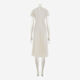 White Silk Maxi Dress - Image 2 - please select to enlarge image