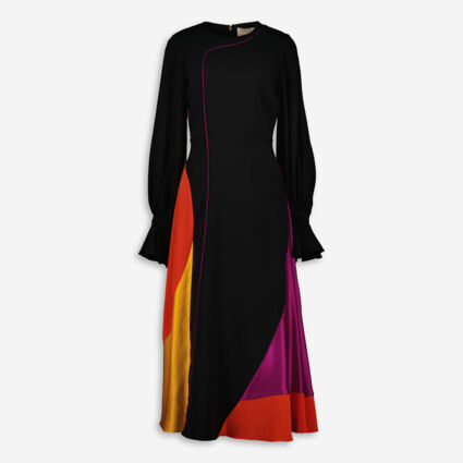 Multicoloured Harmen Silk Dress - Image 1 - please select to enlarge image