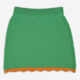 Green Knitted Mini Skirt - Image 1 - please select to enlarge image