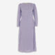 Purple & Blue Fran Squares Maxi Dress - Image 1 - please select to enlarge image