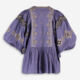 Purple Embroidered Blouse  - Image 2 - please select to enlarge image