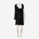 Black Sequin Feather Mini Dress  - Image 2 - please select to enlarge image