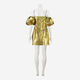 Gold Mini Dress - Image 2 - please select to enlarge image