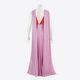 Pink & Orange Satin Maxi Dress - Image 2 - please select to enlarge image