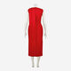 Red Bonded Crepe Gaelle Dress - Image 2 - please select to enlarge image