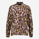 Mehrfarbige Bluse mit Leopardenmuster aus Seide - Bild 1 - bitte auswählen, um das Bild zu vergrößern