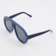 Blue SC0032S Oversized Sunglasses  - Image 2 - please select to enlarge image