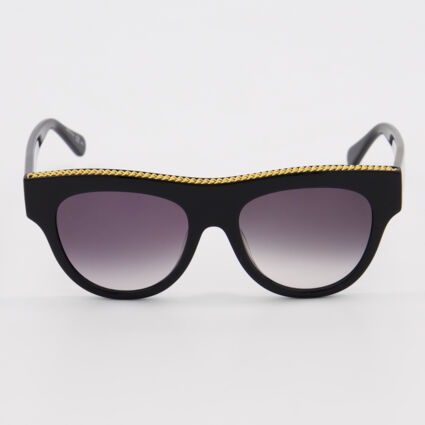Black Braided Trim Sunglasses - TK Maxx UK