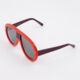 Red SC0032S Oversized Sunglasses - Image 2 - please select to enlarge image