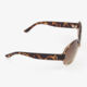 Tortoiseshell Poppy Round Sunglasses  - Image 3 - please select to enlarge image