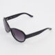 Black Poppy Oval Sunglasses - Image 2 - please select to enlarge image