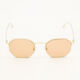 Gold Tone Octagonal Sunglasses - Image 1 - please select to enlarge image
