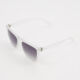 Light Grey GF0235 Square Sunglasses  - Image 2 - please select to enlarge image