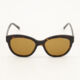 Tortoiseshell Round Sunglasses - Image 1 - please select to enlarge image