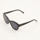 Black Branded Cat Eye Sunglasses  - Image 2 - please select to enlarge image
