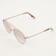 Silver LW40005U Round Sunglasses  - Image 2 - please select to enlarge image