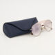 Silver LW40005U Round Sunglasses  - Image 3 - please select to enlarge image