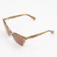 Light Brown Branded Cat Eye Sunglasses  - Image 2 - please select to enlarge image
