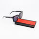 Black HG1218S Oversized Sunglasses  - Image 3 - please select to enlarge image