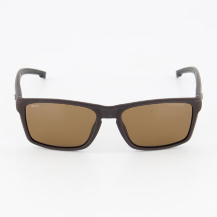 Dark Brown 1426S Rectangular Sunglasses  - Image 1 - please select to enlarge image