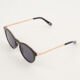 Black & Rose Gold Tone FW190 Preppy Sunglasses - Image 2 - please select to enlarge image