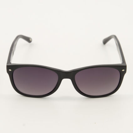 Black FW34 Cat Eye Sunglasses  - Image 1 - please select to enlarge image