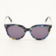 Blue Suzy Cat Eye Sunglasses  - Image 1 - please select to enlarge image