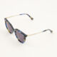 Blue Suzy Cat Eye Sunglasses  - Image 2 - please select to enlarge image