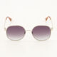 Gold Tone & Tortoiseshell Round Sunglasses - Image 1 - please select to enlarge image